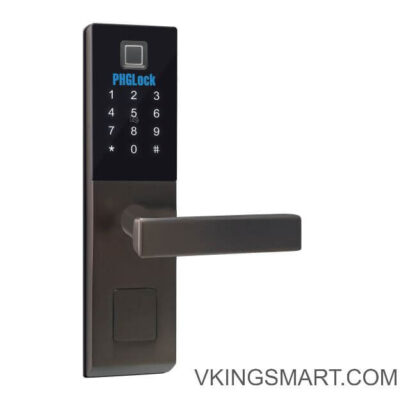 Khóa vân tay PHG FP6021 9 Khóa ĐIỆN TỬ FP6021 MÀU ĐEN BLACK